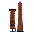 Brown Togo Leather Watch Straps, Premium Handmade Leather Bands