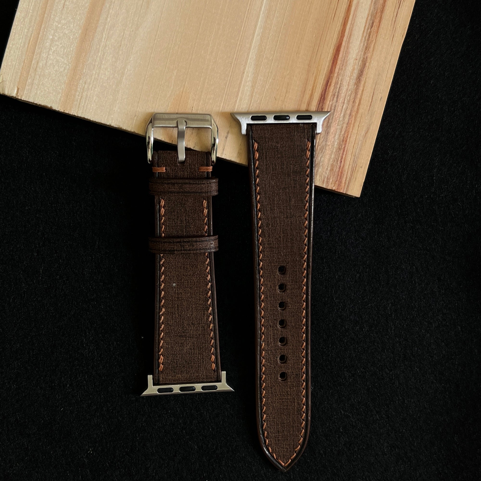Brown Babele Leather Watch Straps, Premium Handmade Leathers