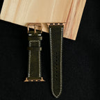 Forest Waxed Leather Watch Straps, Premium Handmade Bands