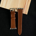 Brown Barenia Leather Watch Straps, Premium Handmade Bands