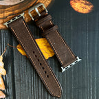 Brown Babele Leather Watch Straps, Premium Handmade Leathers