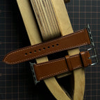 Brown Barenia Leather Watch Straps, Premium Handmade Bands