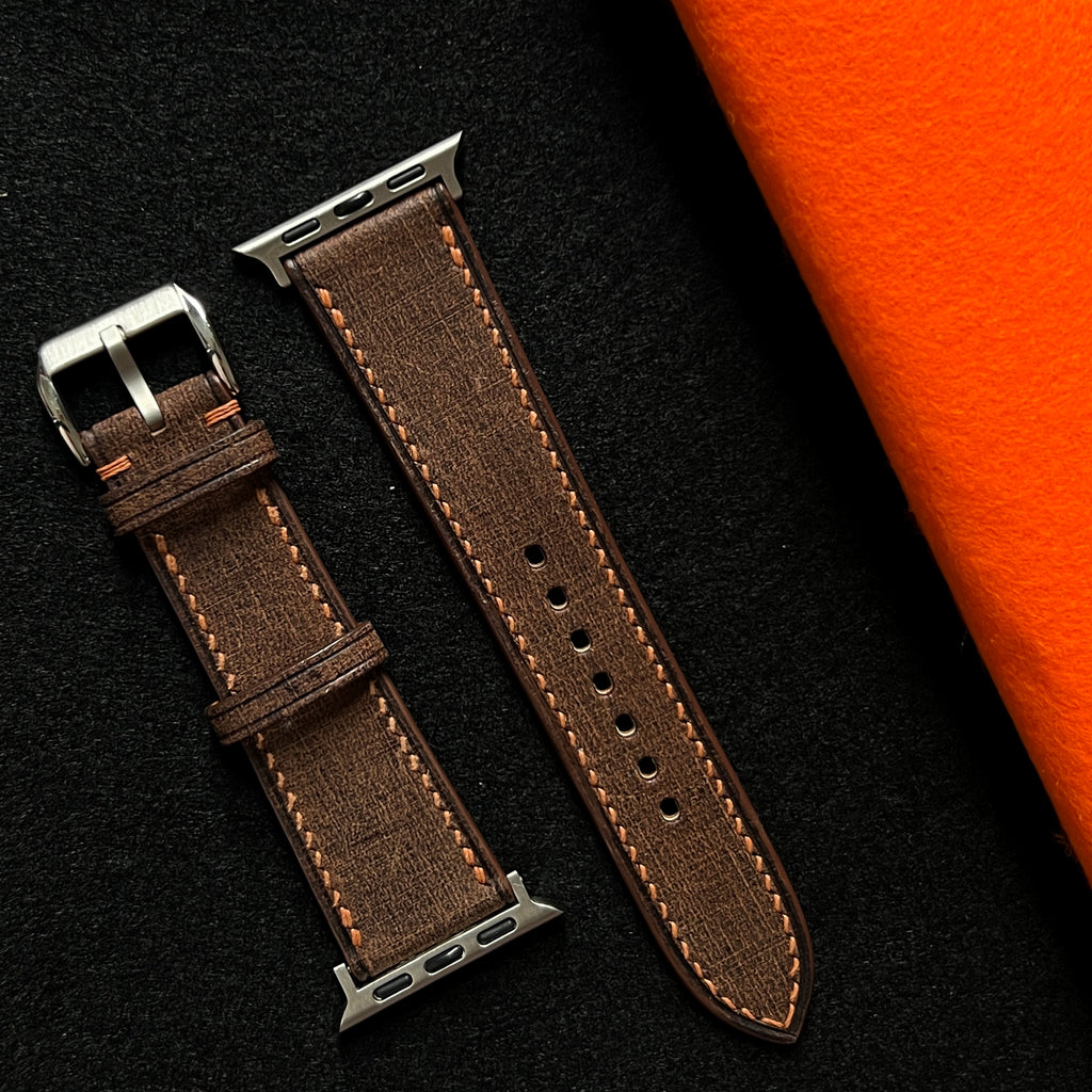 Brown Babele Leather Watch Straps, Premium Handmade Leathers