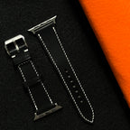 Black Buttero Leather Watch Straps, Premium Handmade Leather
