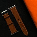 Brown Barenia Leather Watch Straps, Premium Handmade Bands