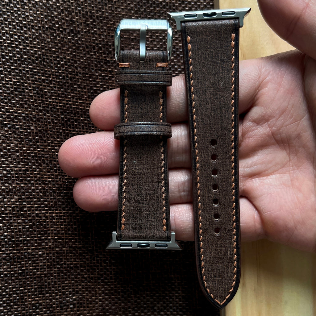 Brown Babele Leather Watch Straps, Premium Handmade Leathers