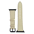 White Dove Alran Chevre Leather Watch Strap, Artisan Handmade Luxury