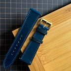 Navy Shell Cordovan Watch Straps, Handcrafted Premium Horse Leather Band